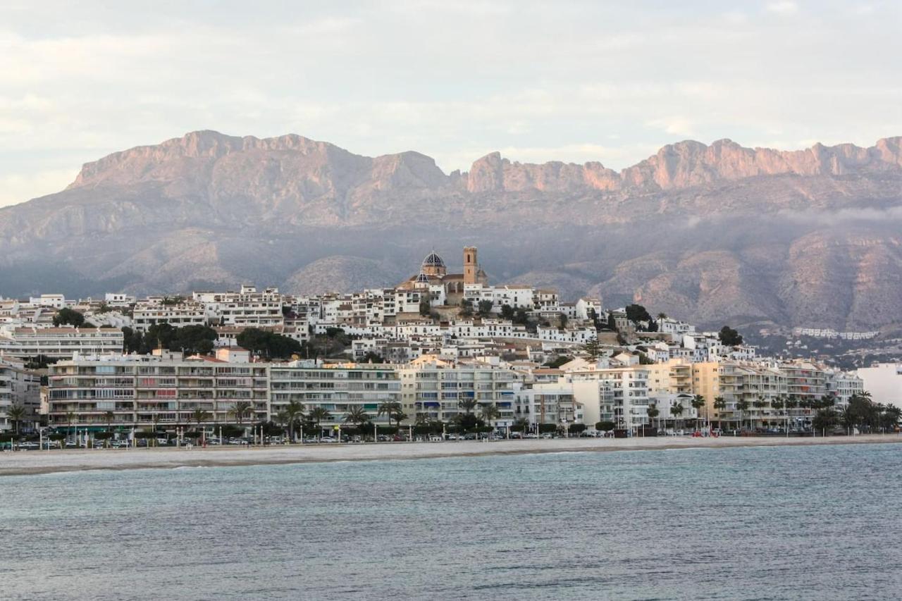 Apartmán Escapada Romantica En Atico Frente Al Mar Con Piscina Altea Exteriér fotografie